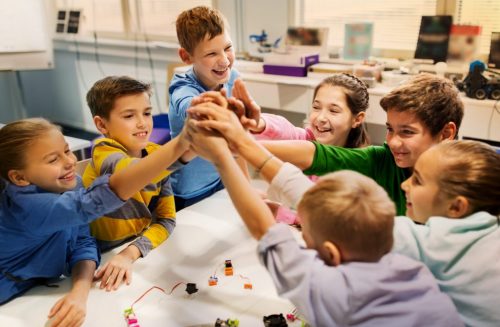 Education,,Children,,Technology,,Science,And,People,Concept,-,Group,Of